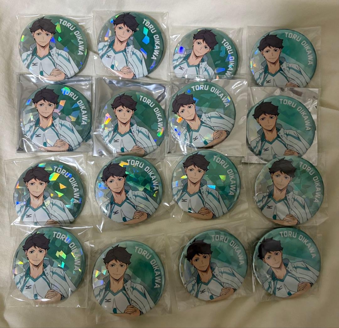 【16点セット】ハイキュー 及川　トレーディングホログラム缶バッジ 主将ver. ハイキュー!!_トレーディングホログラム缶バッジ -Autumn&Winter